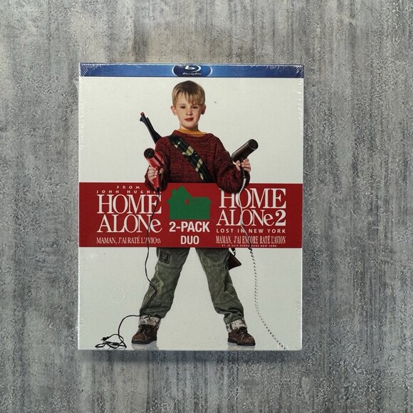 Home Alone 2-Movie Collection Blu-ray Dvd Digital Christmas 1 & 2 New Sealed - Picture 1 of 6